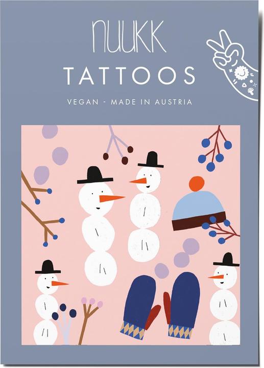 Produktbild Nuukk Bio-Kindertattoos - Schneemann