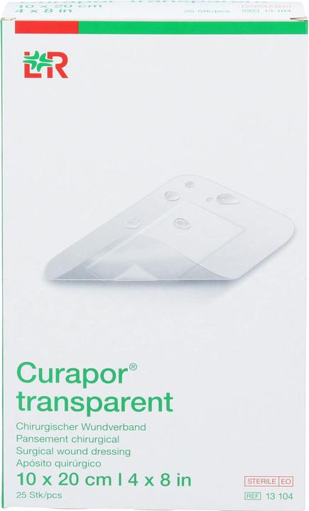 Produktbild Curapor Wundverband 10x20cm transparent (25 x)