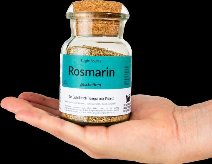 Actual product image Gipfelhirsch Rosemary, chopped (50 g)