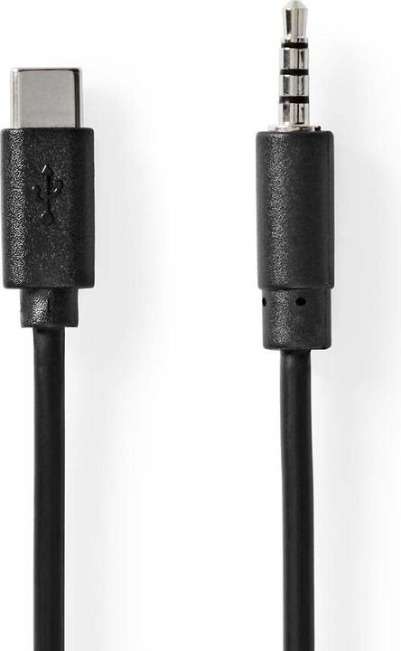 Immagine prodotto Nedis Adattatore USB-C™ | USB 2.0 | Spina USB-C™ | Spina 3,5 mm | 1,00 m | Rotondo | Nichelato | PVC (1 m, USB)