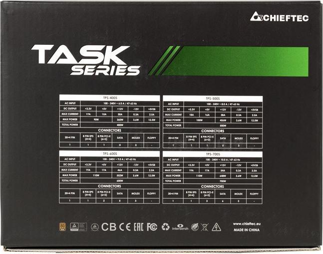 Produktbild Chieftec TASK Series TPS-600S (600 W)