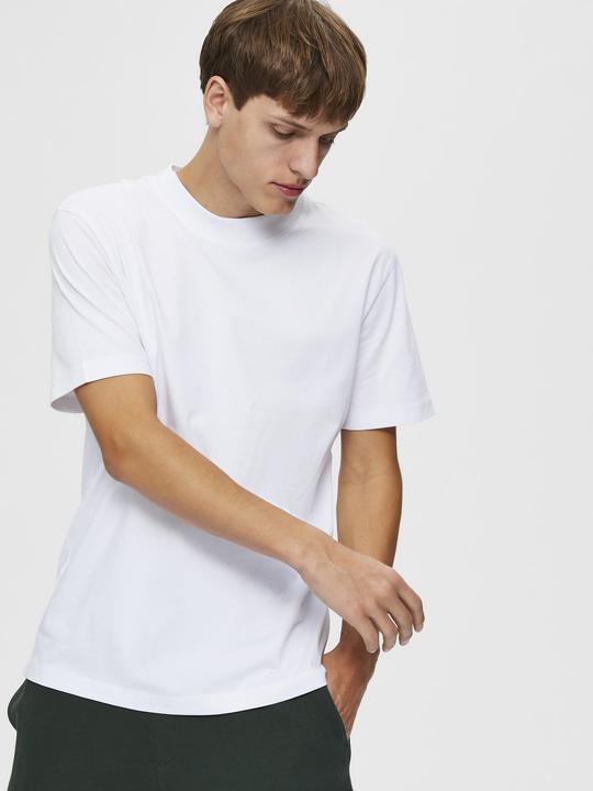 Immagine prodotto Selected Homme T-shirt in cotone biologico con collo alto (M)