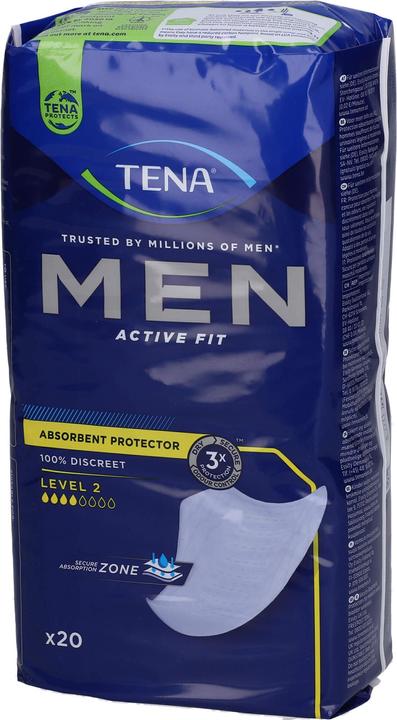 Tena MEN Einlagen bei BlasenInkontinenz Level 2 (20 x, Normal)