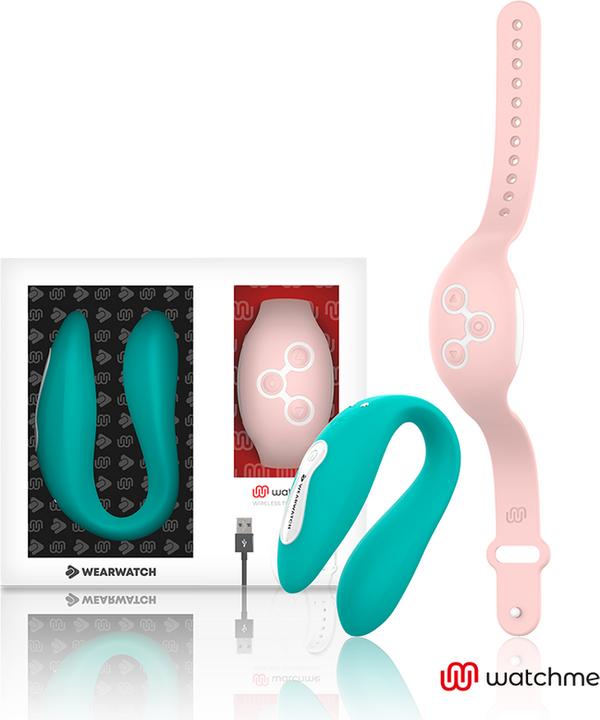 Immagine prodotto Wearwatch Tecnologia Wireless Dual Pleasure Watchme Light Acquamarina/Corallo