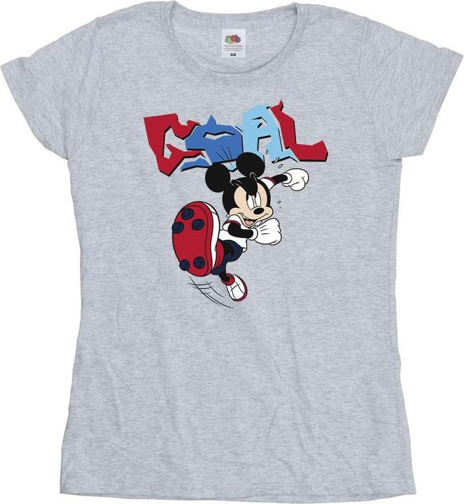 Immagine prodotto Disney Mickey Mouse Goal Striker Pose Maglietta Donna (L)