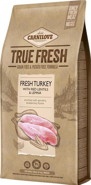 Carnilove Dog Adult Trockenfutter True Fresh Truthan (Adult, 1 Stk., 11400 g)
