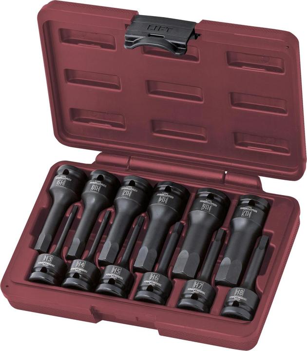 Kraftwerk Socket spanner set (3 mm, 4 mm, 5 mm, 6 mm, 7 mm, 8 mm, 9 mm, 10 mm, 12 mm, 14 mm, 16 mm, 17 mm)