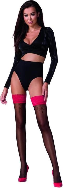 Image du produit Passion bas autofixants ST120 noir/rouge - 5 (5)