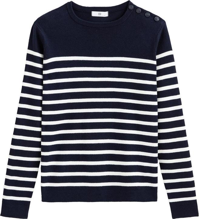 La Redoute Collections Matrosenpullover aus Bio-Baumwolle