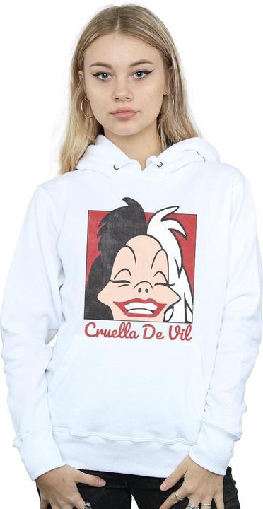 Produktbild Disney Cruella De Vil Cropped Head Kapuzenpullover (S)