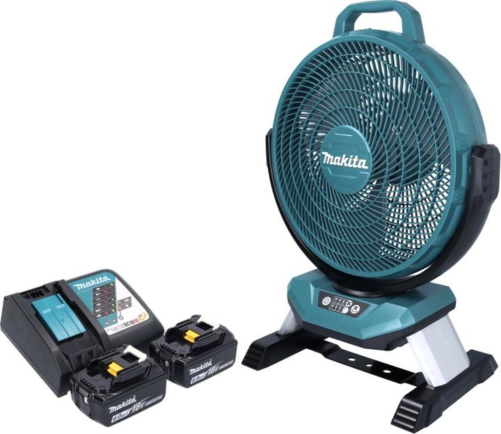 Produktbild Makita DCF 301 RG Akku Ventilator Lüfter 18 V 33 cm + 2x Akku 6,0 Ah + Ladegerät