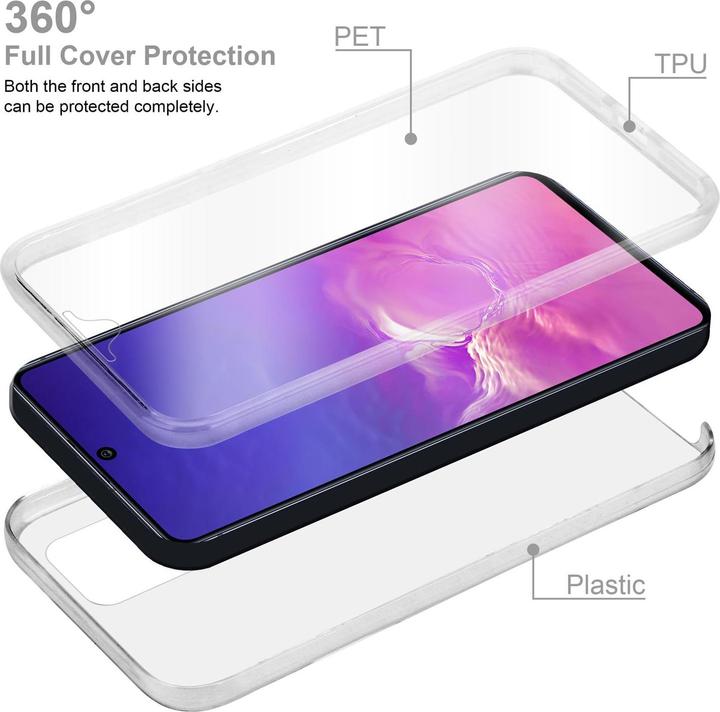 Produktbild Cadorabo TPU 360 Grad Case Cover (Samsung Galaxy A91, Samsung Galaxy S10 Lite)