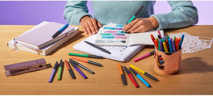 Produktbild Paper Mate Faserschreiber Flair 6er METALLIC M (Multicolor, 6 x)