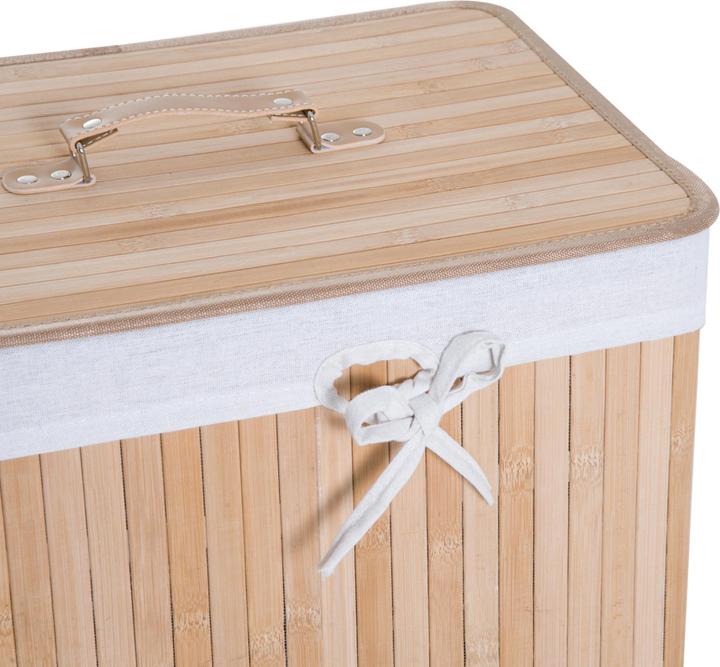 Immagine prodotto Homcom Cesto per il bucato con 2 maniglie (72 l)