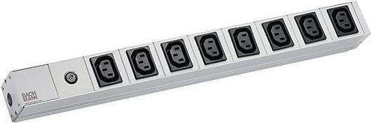 Produktbild Bachmann 48,30cm (19") Steckdosenleiste, 8-fach ohne Stecker
