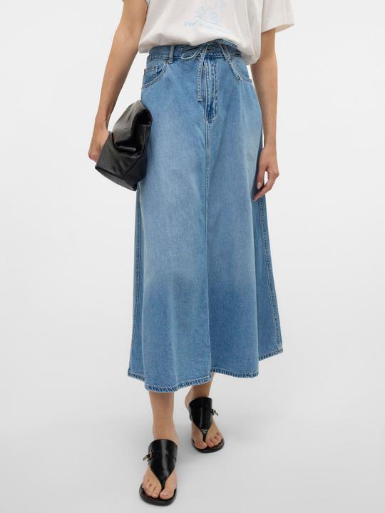 Immagine prodotto Vero Moda VMHILLA Mittlere Taille Midirock Jeansrock (XS)
