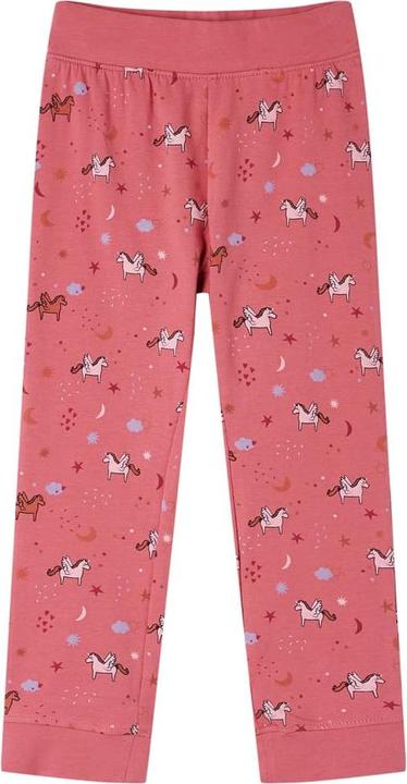 Image du produit VidaXL Pyjama pour enfant manches longues rose foncé 140,Matériau : 95 (140)