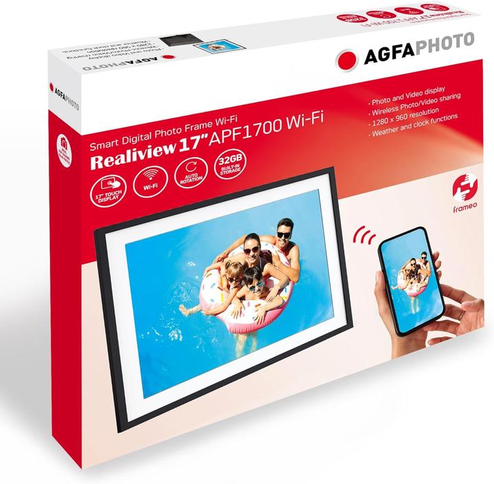 Produktbild AGFAPHOTO APF1700WIFI (17", 1280 x 960 Pixel)