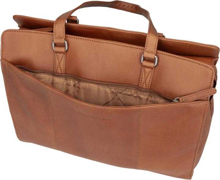 Actual product image The Chesterfield Brand Fidenza leather shoulder bag 40 cm laptop compartment (20 l)