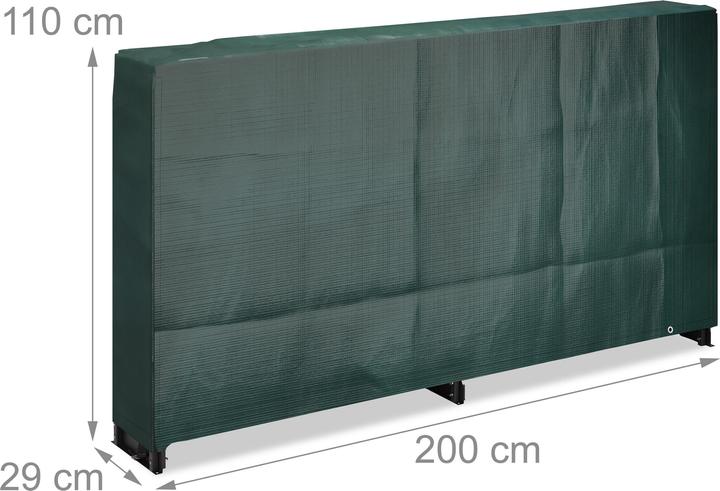Actual product image Relaxdays Firewood rack