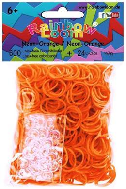 Immagine prodotto Rainbow Loom Cinghie in silicone arancione neon opaco (600 pz.)