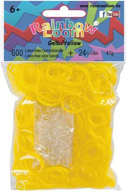 Rainbow Loom Gummibänder Gelb Opaque (600 Stk.)