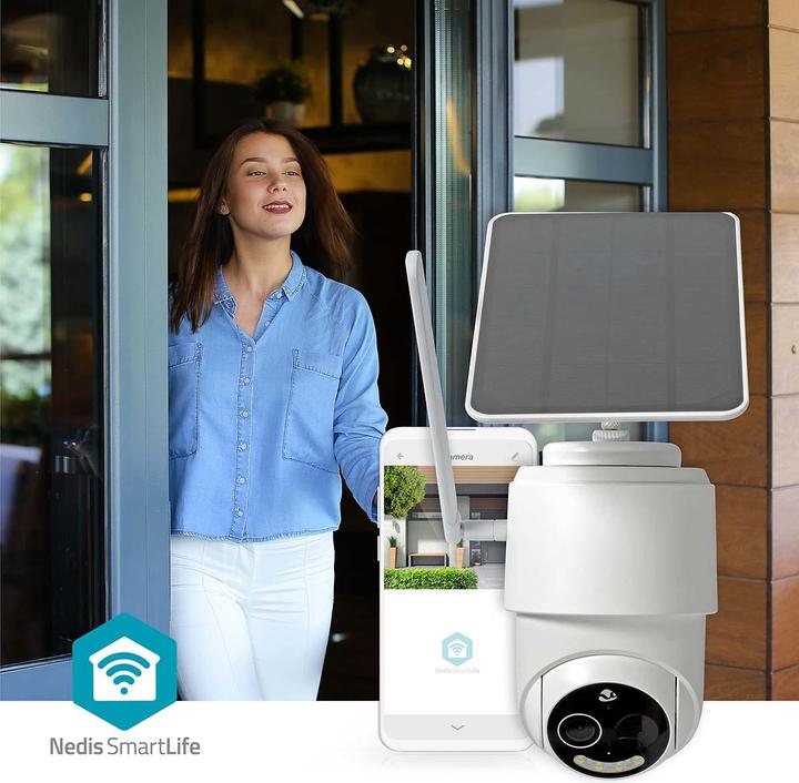 Image du produit Nedis Caméra extérieure SmartLife | 4G | Full HD 1080p | Pan tilt | IP65 | Cloud Storage (optional) / micr (1920 x 1080 Pixels)