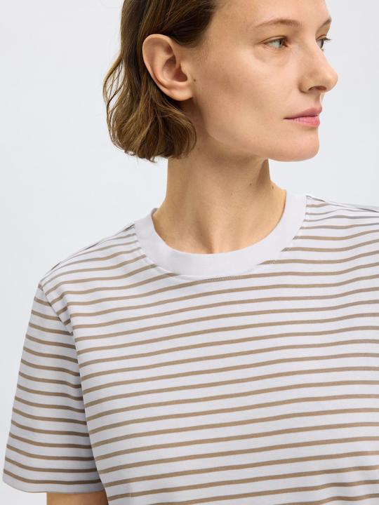 Actual product image Selected Femme Slfessential Ss Striped Boxy Tee Noos (XL)