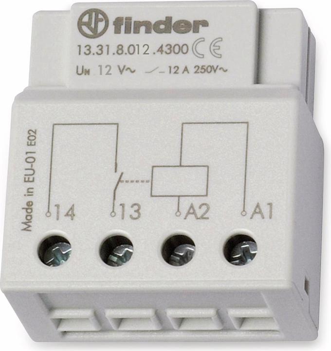 Produktbild Finder Interposing relay , 12A 1 NO, 12vac