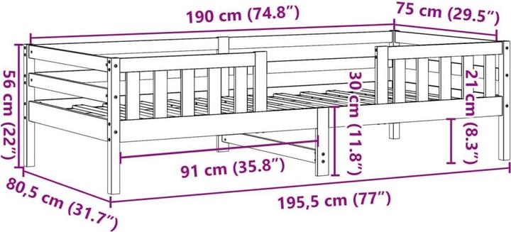 Immagine prodotto VidaXL Costandin (75 x 190 cm)