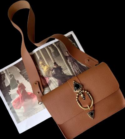 Produktbild Only-Bags.Store Bohemian Bag, Leder Crossbody Bag, Schwarze Lederhandtasche, aus Vollnarbenleder