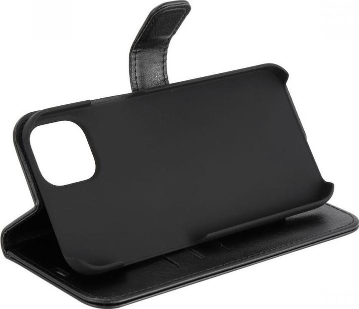 Immagine prodotto Radicover Protezione dalle radiazioni Portafoglio in pelle vegana iPhone 14 PLUS Flipcover Nero (Apple iPhone 14 Plus)