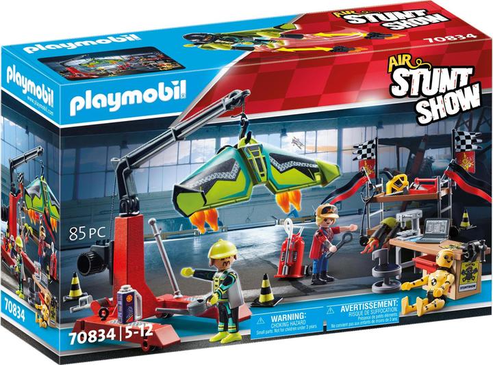 Actual product image Playmobil 70834 Air Stuntshow Service Station (70834, Playmobil stunt show)