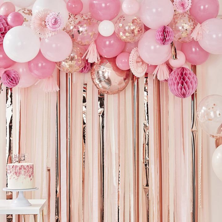 Produktbild Ginger Ray Box mit Ballons und Partydekoration in Rosa