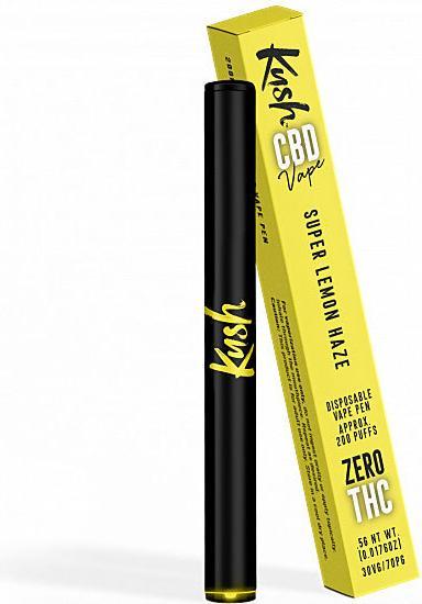 Actual product image Kush CBD Vape CBD Lemon Haze - E-cigarette (Citrus)
