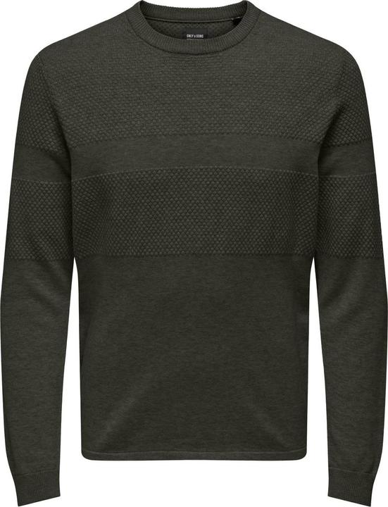 Only & Sons Onskarlson Reg 12 Struc Block Knit