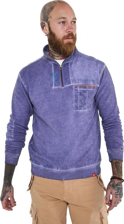 Actual product image Joe Browns Stitch Detail 1/4 Zip Sweatshirt (M)