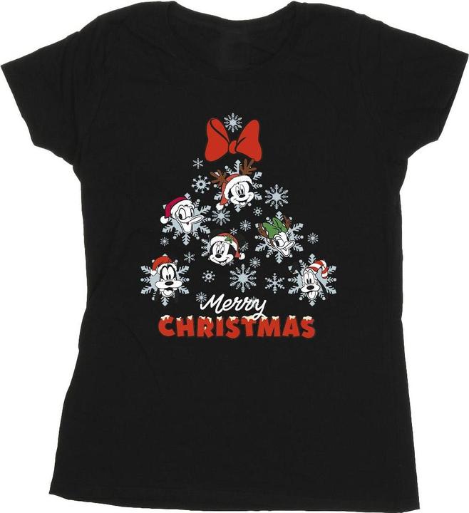 Immagine prodotto Disney Mickey Mouse And Friends Christmas Tree Maglietta Donna (M)