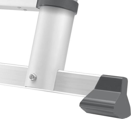 Produktbild Hailo FlexLine, Alu-Sicherheits-Teleskopleiter, 11 Sprossen (Anlegeleiter, 99 cm)