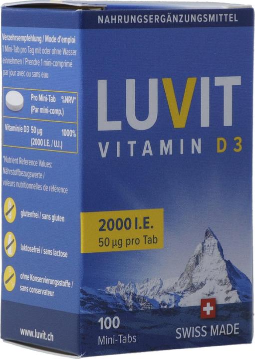 Luvit Vitamin D3 Mini-Tabs (100 Stück, Tabletten, 35 g)