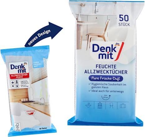 Actual product image dm Denkmit All-purpose wipes