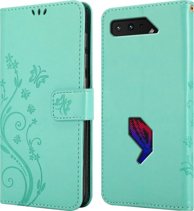 Produktbild Cadorabo Flower Book Hülle (Asus ROG Phone 5)