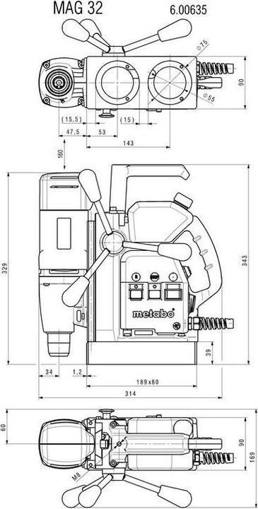 Actual product image Metabo MAG 32