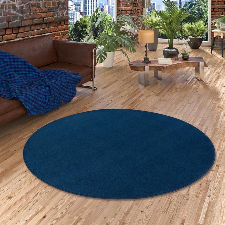 Produktbild Snapstyle Trend Velours Teppich Joy Rund (Ø 100 cm)