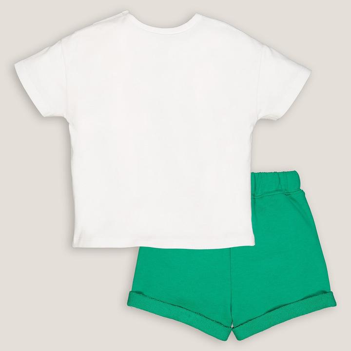 Actual product image La Redoute Collections T-shirt and shorts set (94)