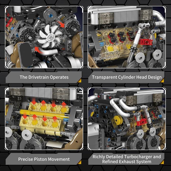 Image du produit Mould King BGT W16 Engine Motor