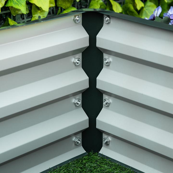 Actual product image Outsunny Bed with open base and curved top edges