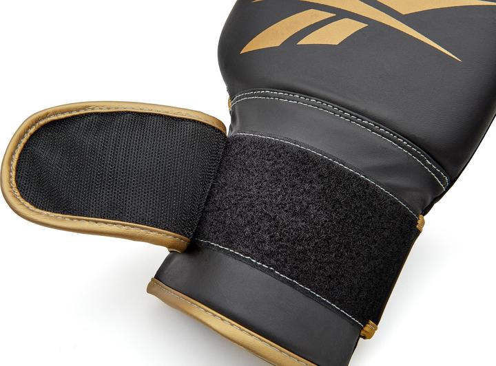 Actual product image Reebok Boxing Gloves 14oz Gold/Black (14 OZ)