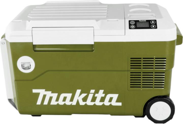 Productafbeelding Makita DCW 180 ZO Batterij Koel- en Verwarmingsbox 36 V ( 2x 18 V ) 20 L Olijf - Outdoor Adventures Editie (20 l)