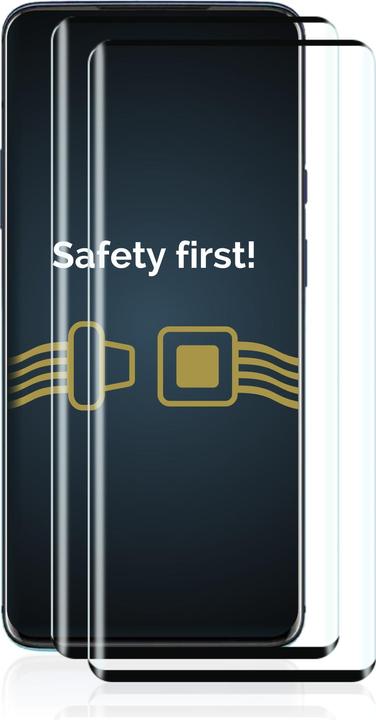 Actual product image Savvies Full-screen armoured glass screen protector (2 Piece, OnePlus 8 Pro)
